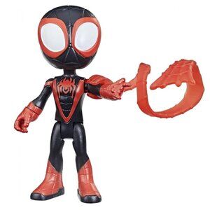 4 Inch Spidey and His Amazing Friends Marvel Miles Morales with Web Accessory